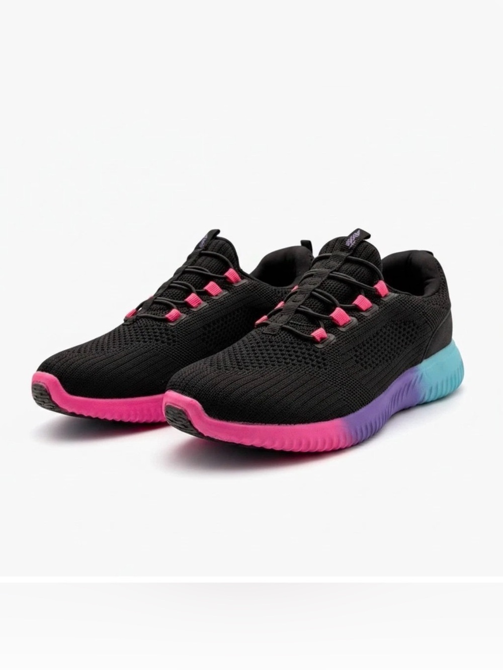 Avia Kids Avi Air Sneakers in Black and Pink Glo Size 12